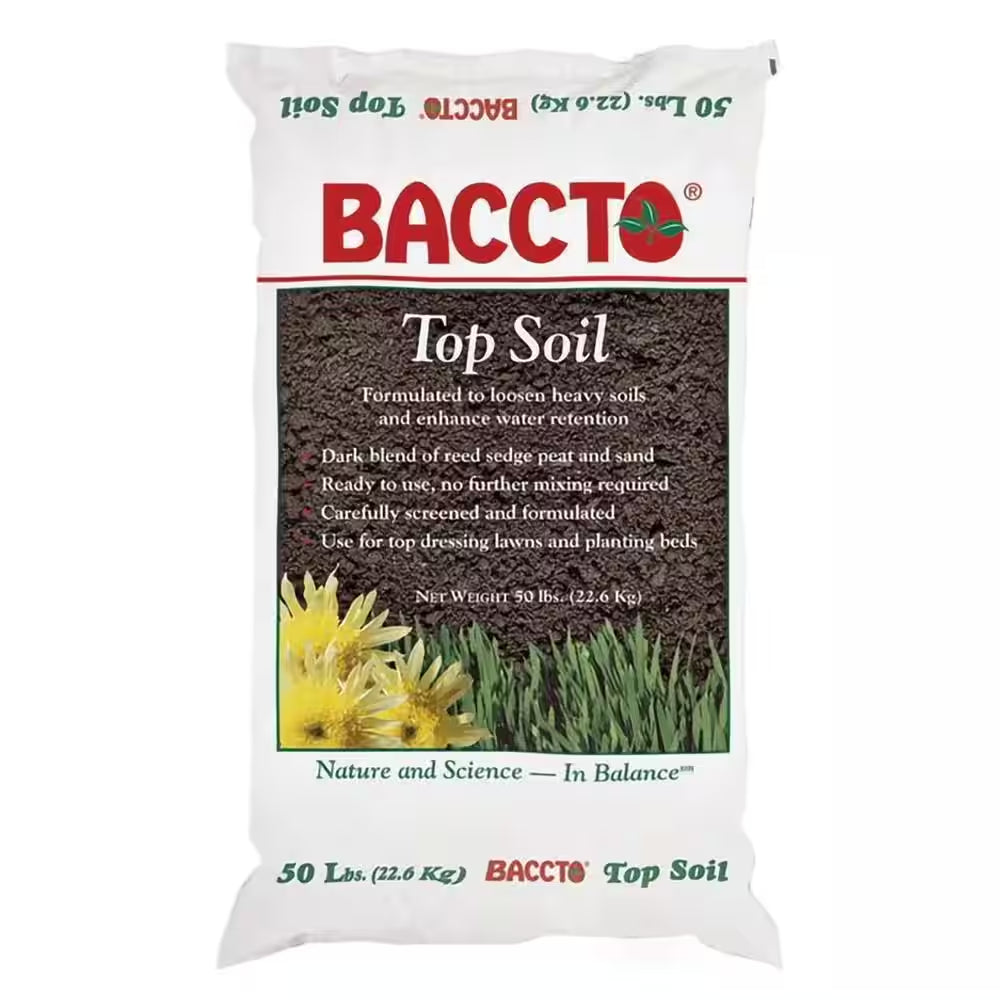 1550P  Top Soil with Reed Sedge, and Sand, 50 Lbs. (2-Pack)