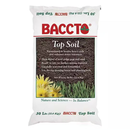 1550P  Top Soil with Reed Sedge, and Sand, 50 Lbs. (2-Pack)