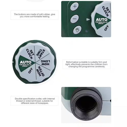 Mini Garden Watering Timer Automatic Electronic Home Garden Irrigation Timer Controller System Autoplay Irrigator