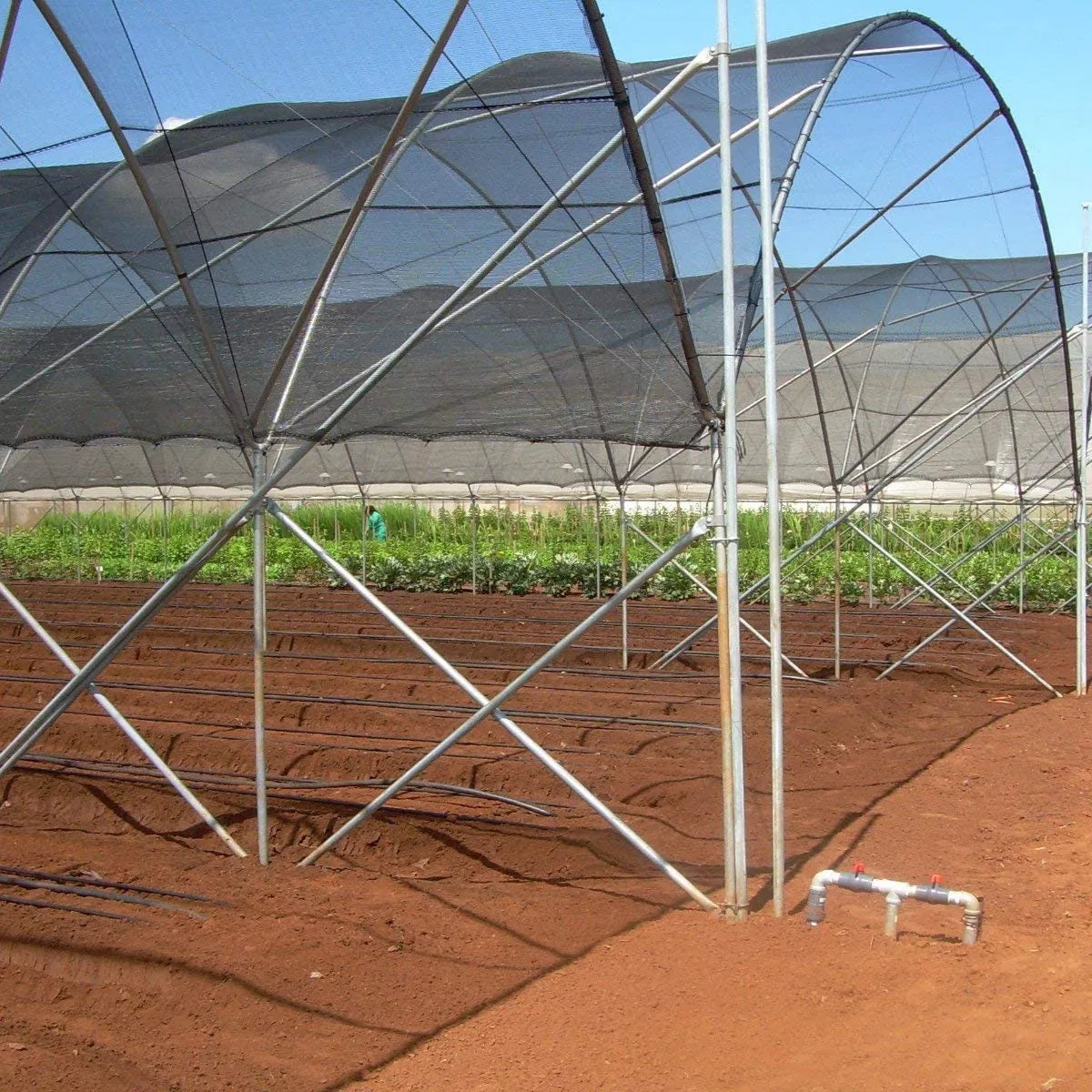 Shade Cloth Sunblock Fabric Cut Edge with Free Cilps UV Resistant for Garden Plants Cover, Black