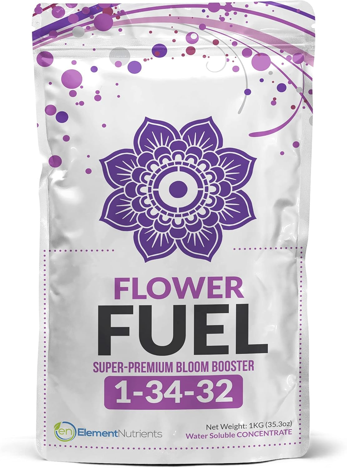 Flower Fuel 1-34-32, 1000G - the Best Flower Additive for Bigger, Heavier Harvests (1000G)