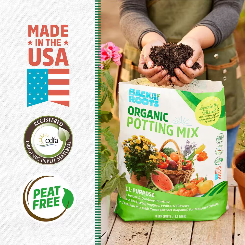 6 Qt. Organic All Purpose Potting Mix Soil