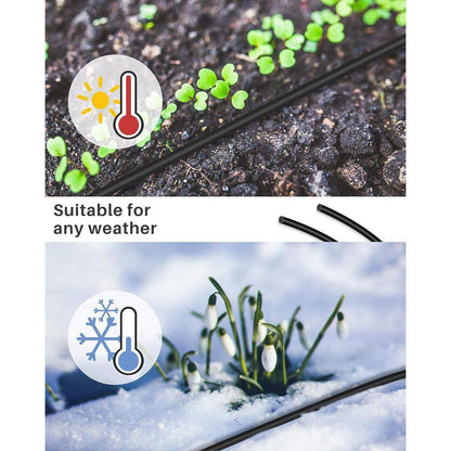 Essential 1/4 In. Dia X 100 Ft. Standard-Duty Drip Irrigation Tubing Kit with 20-Pieces Drip Irrigation Parts