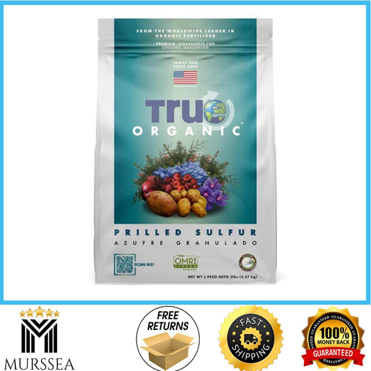 5 Lbs. Organic Prilled Sulfur Soil Acidifier, OMRI Listed FREE SHIPPING