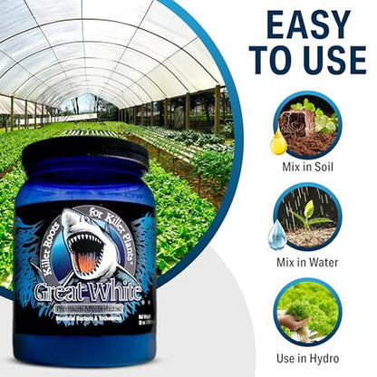 Plant Success Great White Mycorrhizal Fungi 9-Strain 387 Assorted Sizes
