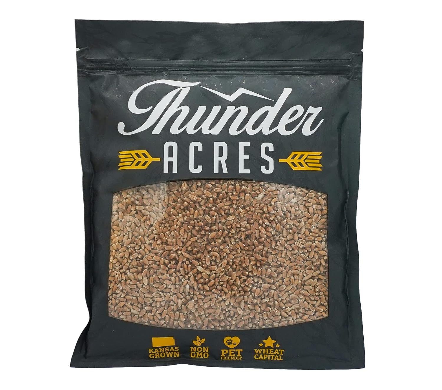 Wheat Seed, Glysophate Free, Non GMO, Wheatgrass, Hard Red Winter Wheat Berries (5Lbs)