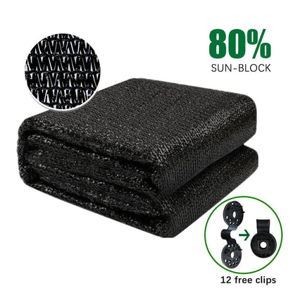 10 Ft. X 16 Ft. Shade Cloth 80% Sunblock, Protect Your Plant for Greenhouse, Patio Sun Shades and Privacy Screen Fence
