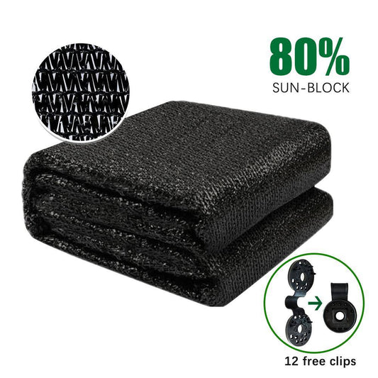 10 Ft. X 16 Ft. Shade Cloth 80% Sunblock, Protect Your Plant for Greenhouse, Patio Sun Shades and Privacy Screen Fence