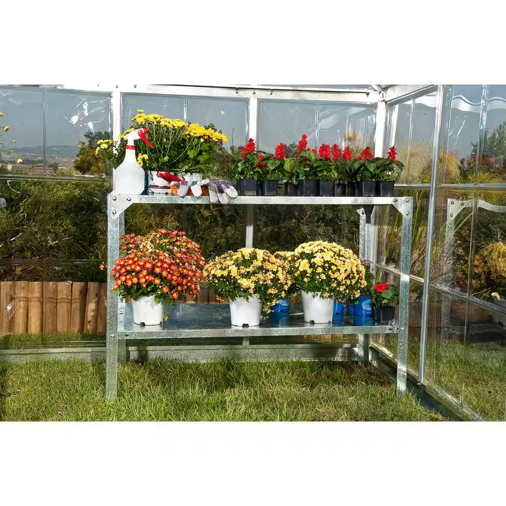 43 In. W X 20 In. D Greenhouse Metal Work Bench