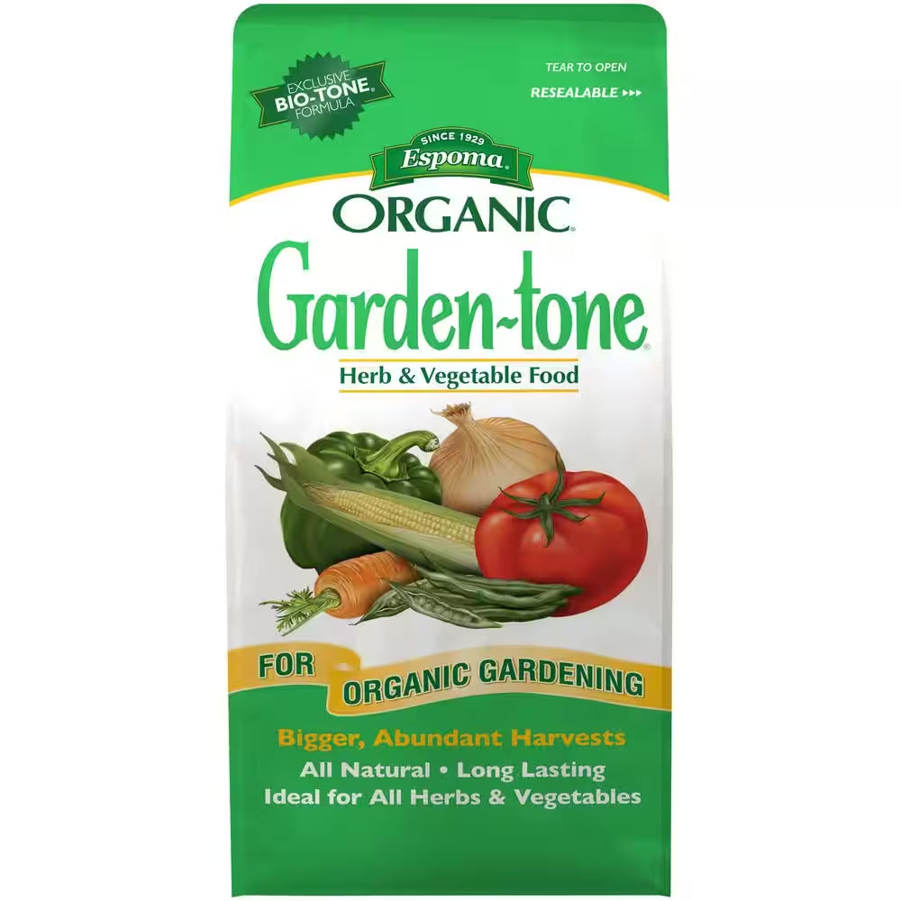 Garden Tone 8 Lb. Organic Herb and Vegetable Plant Food 3-4-4