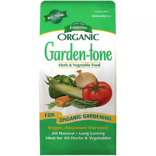 Garden Tone 8 Lb. Organic Herb and Vegetable Plant Food 3-4-4