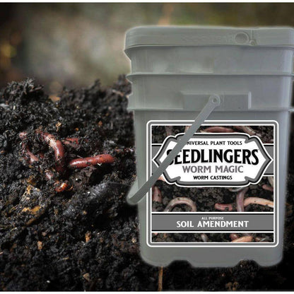 25 Lbs. 2,500 Sq. Ft. Worm Magic Worm Castings Organic Soil Amendment 25 Pound Granular