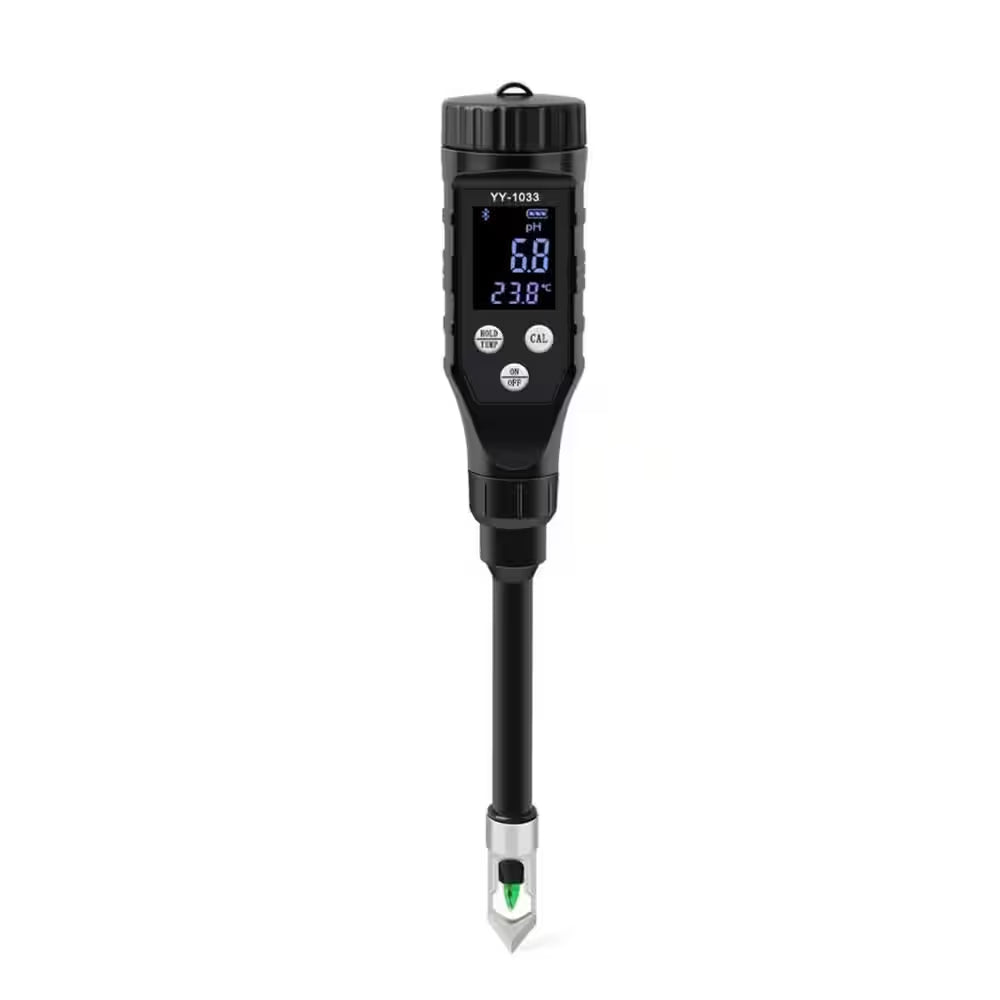 Professional Digital Soil and Water Ph Tester-Accurate Ph Meter for Garden, Lawn, Farm, Brewing Cooking and Pools (1005)