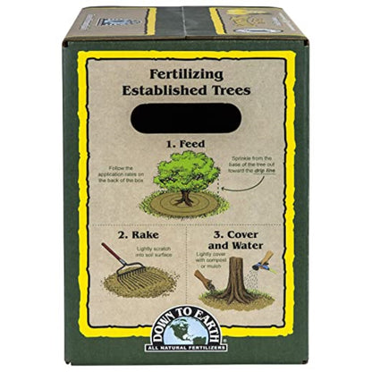 Down to Earth Organic Citrus Fertilizer Mix 6-3-3, 15 Lbs, Enhances Soil Health
