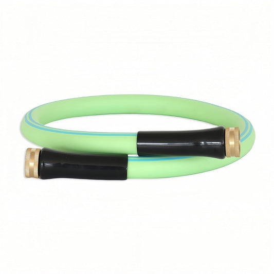 Female to Female Heavyduty Garden Hose 4 Ft X 5/8 Inch Green Color Short Leader Water Hose (4 Feet)