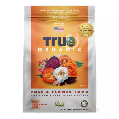 4 Lbs. Organic Rose and Flower Food Dry Fertilizer 4-5-3