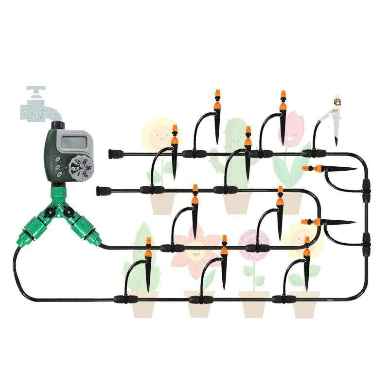 Mini Garden Watering Timer Automatic Electronic Home Garden Irrigation Timer Controller System Autoplay Irrigator