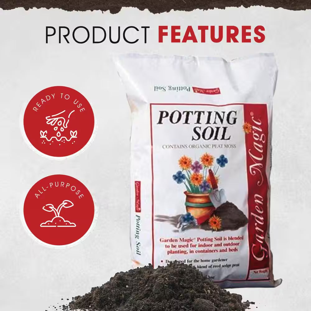 20 Lbs. Garden Magic Potting Soil Mix (2-Pack)