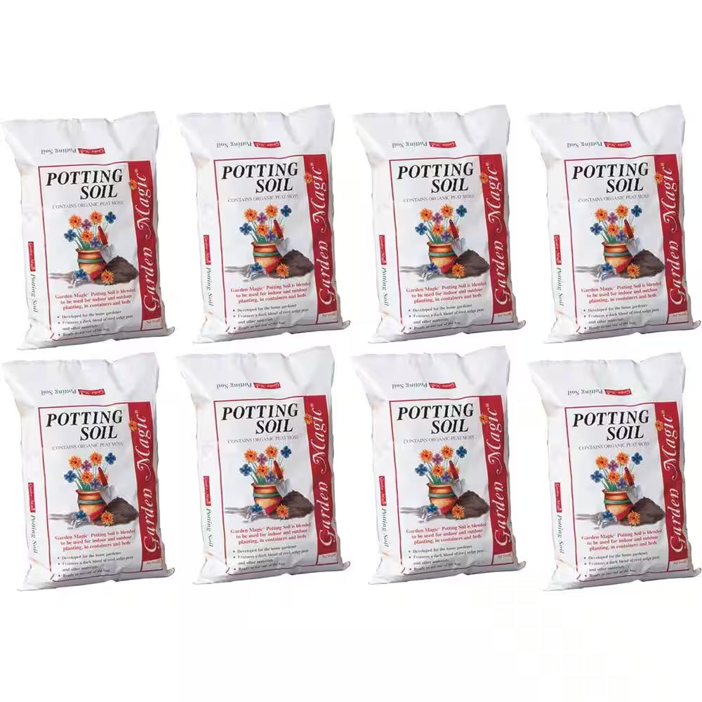 20 Lbs. Bag Garden Magic Potting Soil Mix (8-Pack)