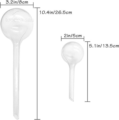 10 Pack Clear Plant Watering Globes,Plastic Self Watering Bulbs for Indoor Plant