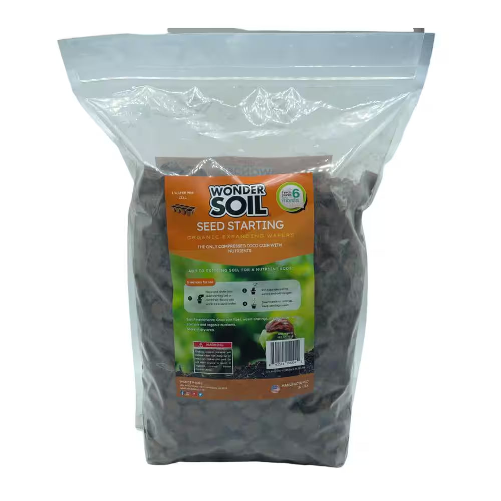 1000 Premium Organic Expanding Coco Coir Seed Starting Soil Wafers