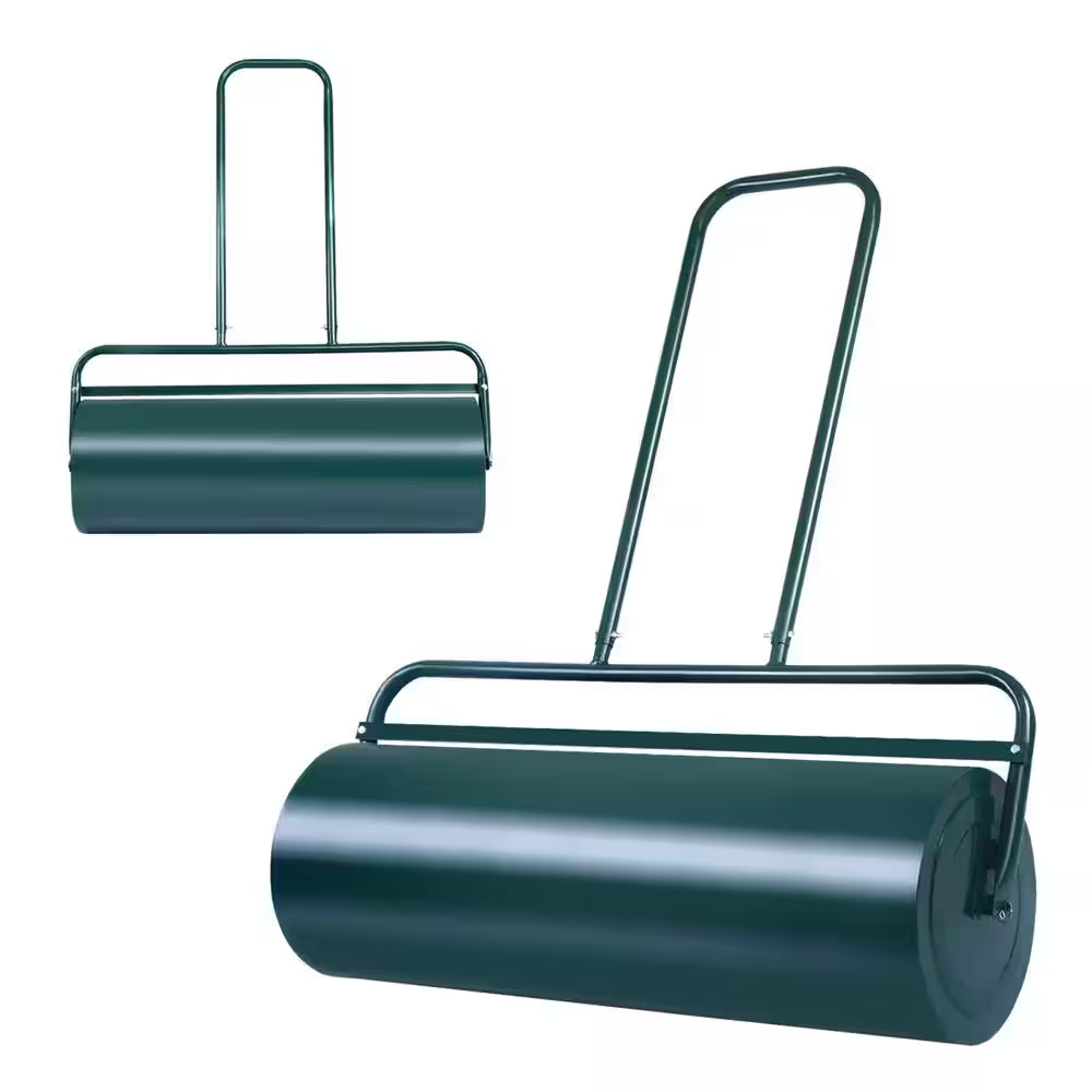 36 In. Push/Tow Fillable Lawn Roller in Green