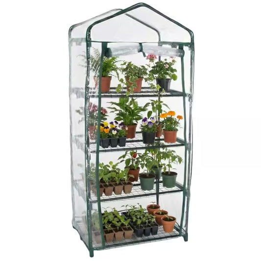 27.5 In. X 19 In. X 63 In. 4 Tier Greenhouse