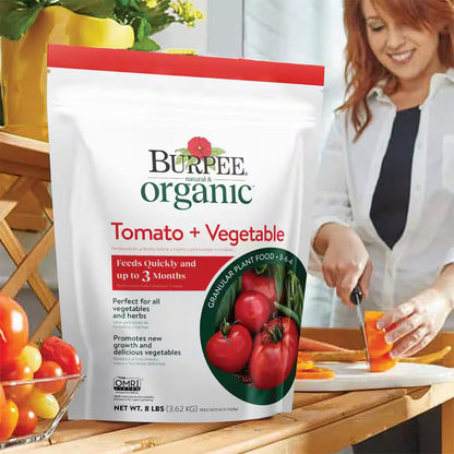 8 Lbs. Organic Dry Fertilizer Tomato and Vegetable Plant Food