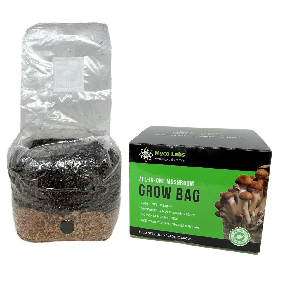 Myco Labs All in One Mushroom Grow Kit in a Bag (4 Lbs)