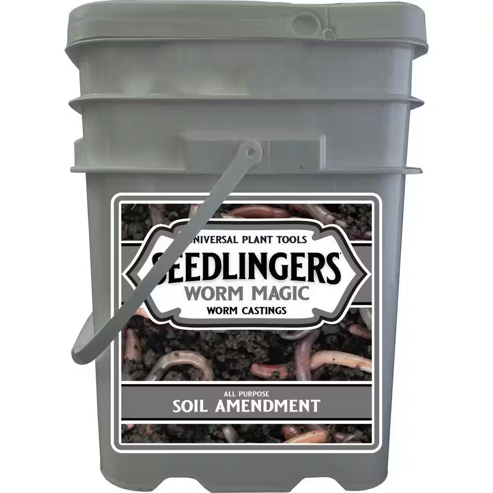 25 Lbs. 2,500 Sq. Ft. Worm Magic Worm Castings Organic Soil Amendment 25 Pound Granular