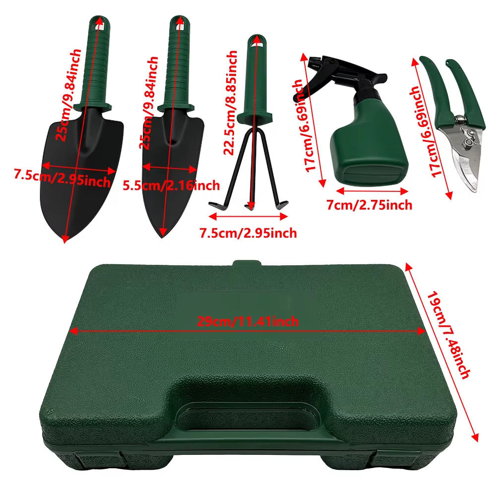 Horticultural Planting Tools Garden Tools Set with case