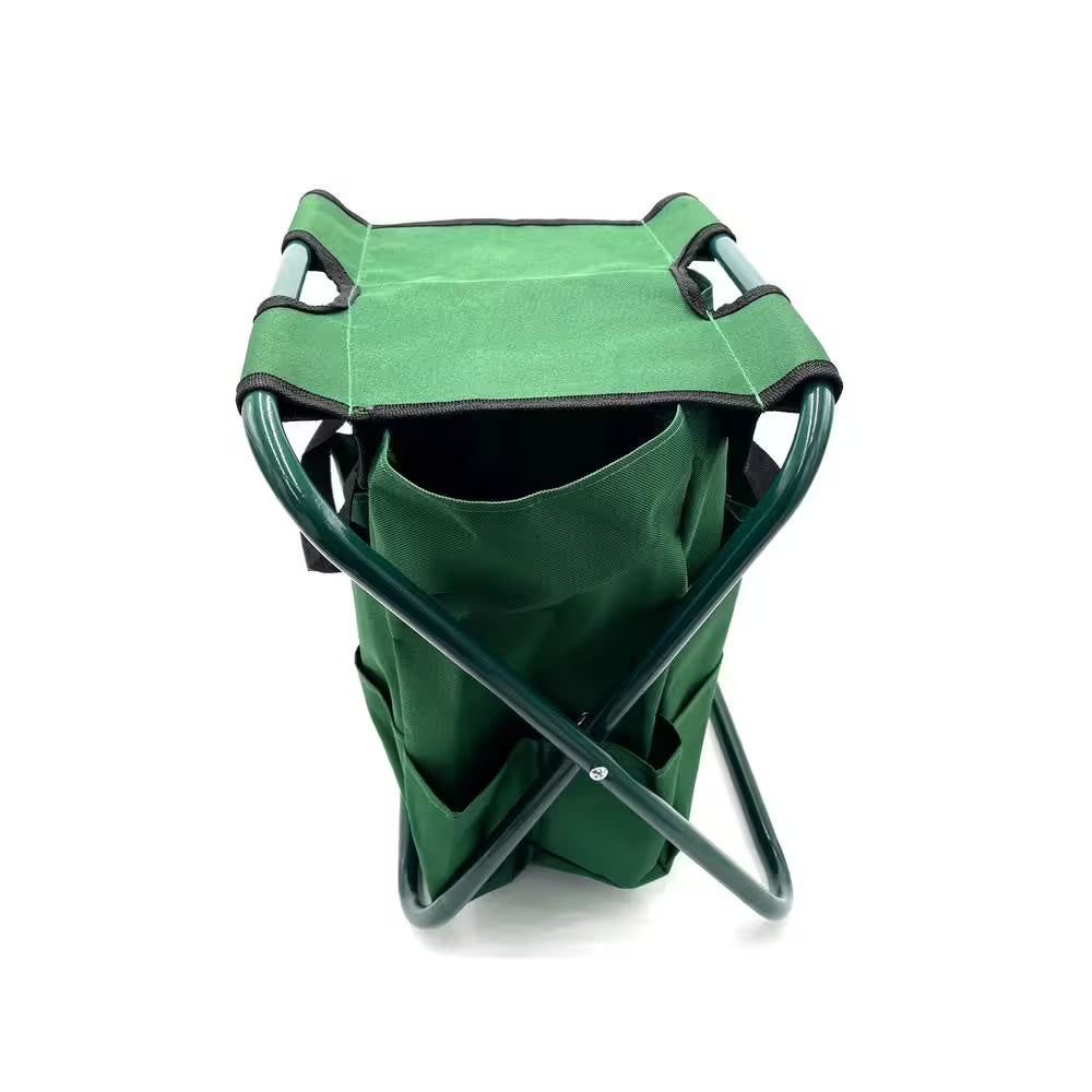 English Garden 15 In. Folding Garden Stool with Storage Bag