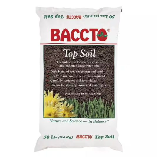 50 Lbs.  Top Soil with Reed Sedge, Peat and Sand