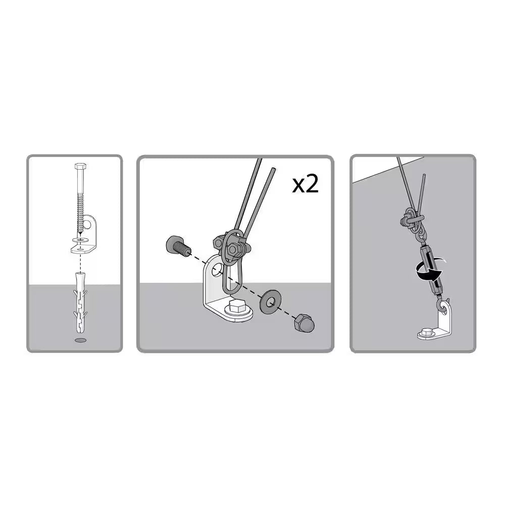 Anchoring Kit for Palram - Canopia Greenhouses and Sheds