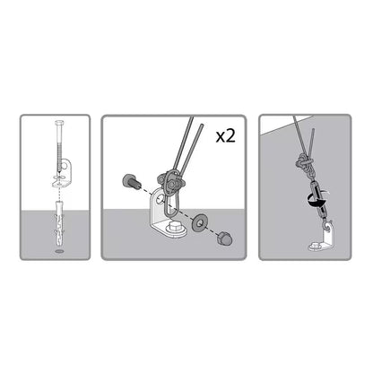 Anchoring Kit for Palram - Canopia Greenhouses and Sheds