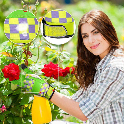 Microfiber Leather Gardening Gloves Thorn Proof Replacement for Weeding Digging Planting Pruning Touchscreen Use