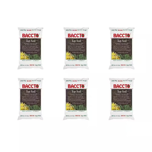 Lawn Soil with Reed Sedge, Peat and Sand 50 Lbs. (6-Pack)