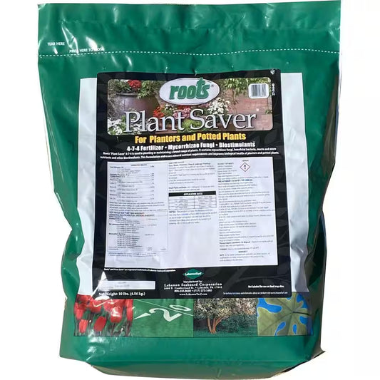 10 Lbs. Plant Saver Fertilizer for Planters and Potted Plants 4-7-4