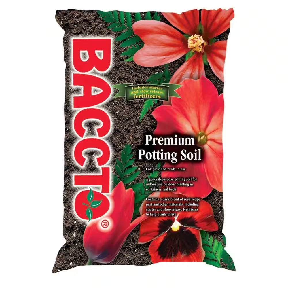 General All Purpose Premium Potting Soil with Perlite, 25 Lbs. (4-Pack)