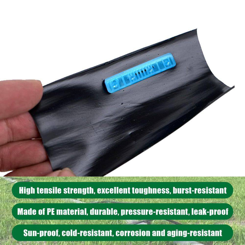 5/8 In. Drip Tape 1010 Ft. 6 In. Spacing Roll, 16 Mil Garden Irrigation Tubing,Adjustable Drip System for Flowers,Plants