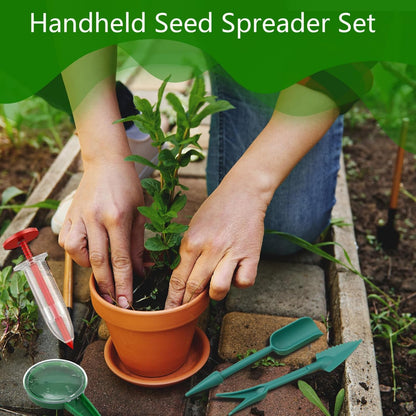 17 PCS Mini Seed Spreader, New Mini Gardening Spreaders, Mini Sowing Seed Dispen