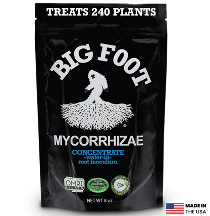 Mycorrhizae for Plants, Potted Plants and Gardens - Concentrate Fully Dissolves in Water, Year round Organic Fertilizer for Root Growth and Healthy Soil - 8 Ounces of Mycorrhizal Inoculant