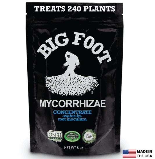 Mycorrhizae for Plants, Potted Plants and Gardens - Concentrate Fully Dissolves in Water, Year round Organic Fertilizer for Root Growth and Healthy Soil - 8 Ounces of Mycorrhizal Inoculant