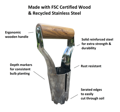 Stainless Steel Garden Bulb Planter