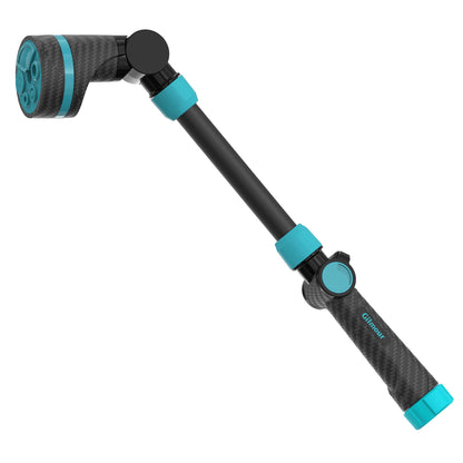 19” Heavy Duty Watering Wand with Swivel Connect, Thumb Control, 5 Pre-Set Spray Patterns, Ergonomic Non-Slip Grip