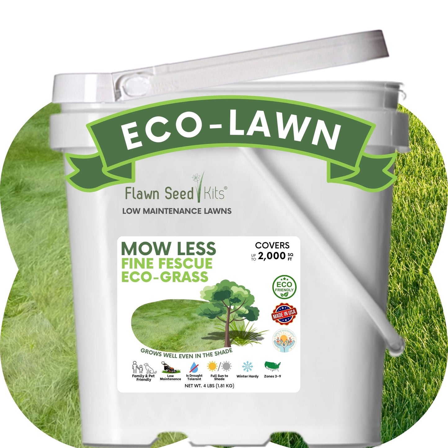 Premium Mow Less Grass Seed