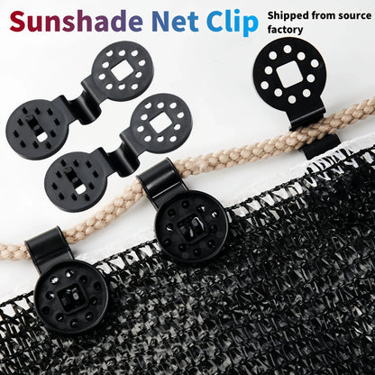 Sunshade Net Special Fixing Clip Sun Net round Pull Ring Sunscreen Net Fixing Buckle Pergolas for Outdoor Garden Awnings Terrace
