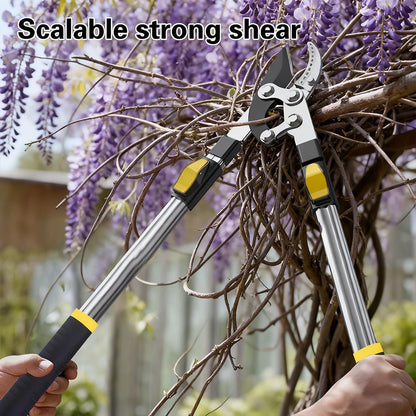 Garden Tree Pruning Shears High Branch Pruning Tool Long Reach Handle Fruit Picker Pruner Garden Tools