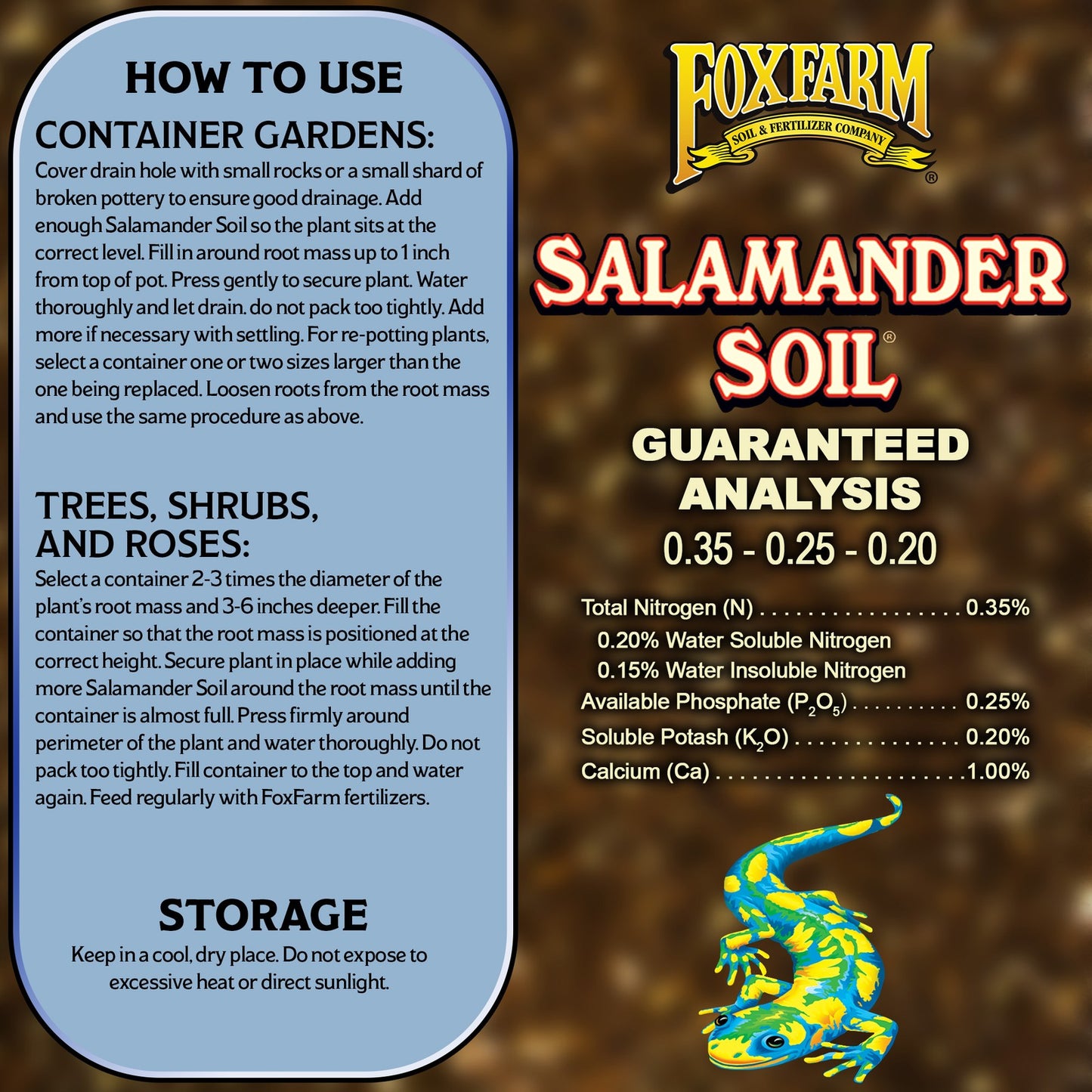 Foxfarm Salamander Soil Potting Mix, 1.5Cu Ft