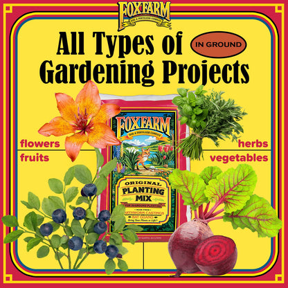 Foxfarm Original Planting Mix for Supporting Plant Growth, 1Cu Ft